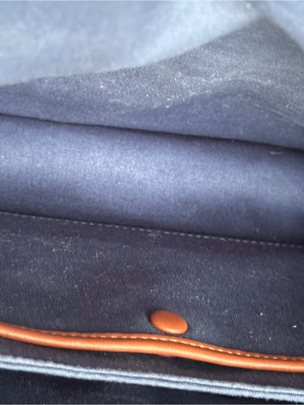 Coach Pillow Tabby 26 Denim Chain Shoulder Bag Large Blue Jean Crossbody - Picture 6 of 16